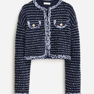 J. Crew cropped lady jacket, size M, NWOT